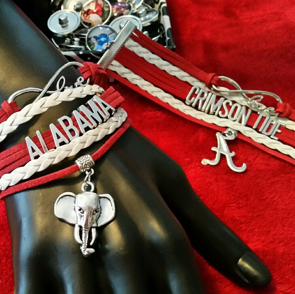BOGO any 2 Alabama Crimson Tide Bracelets